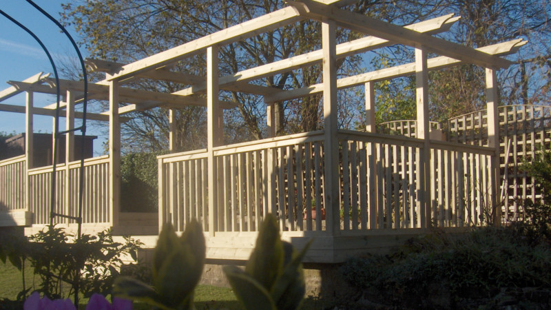 Large decking