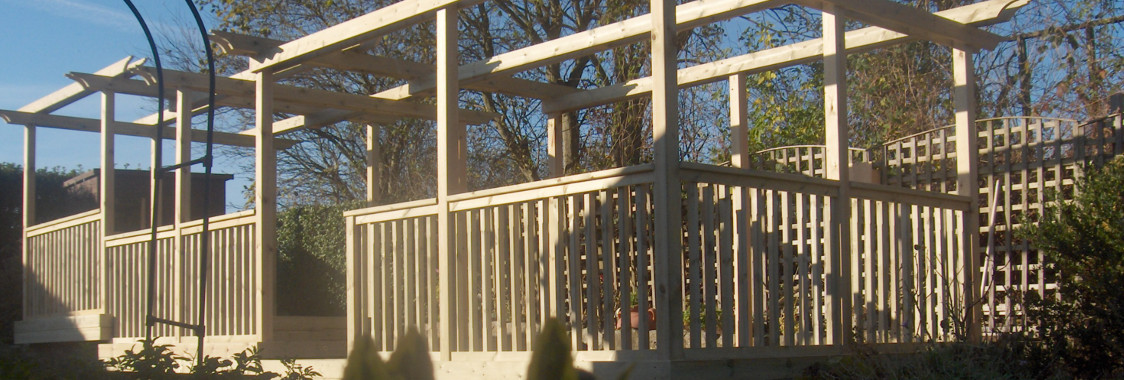 Large decking